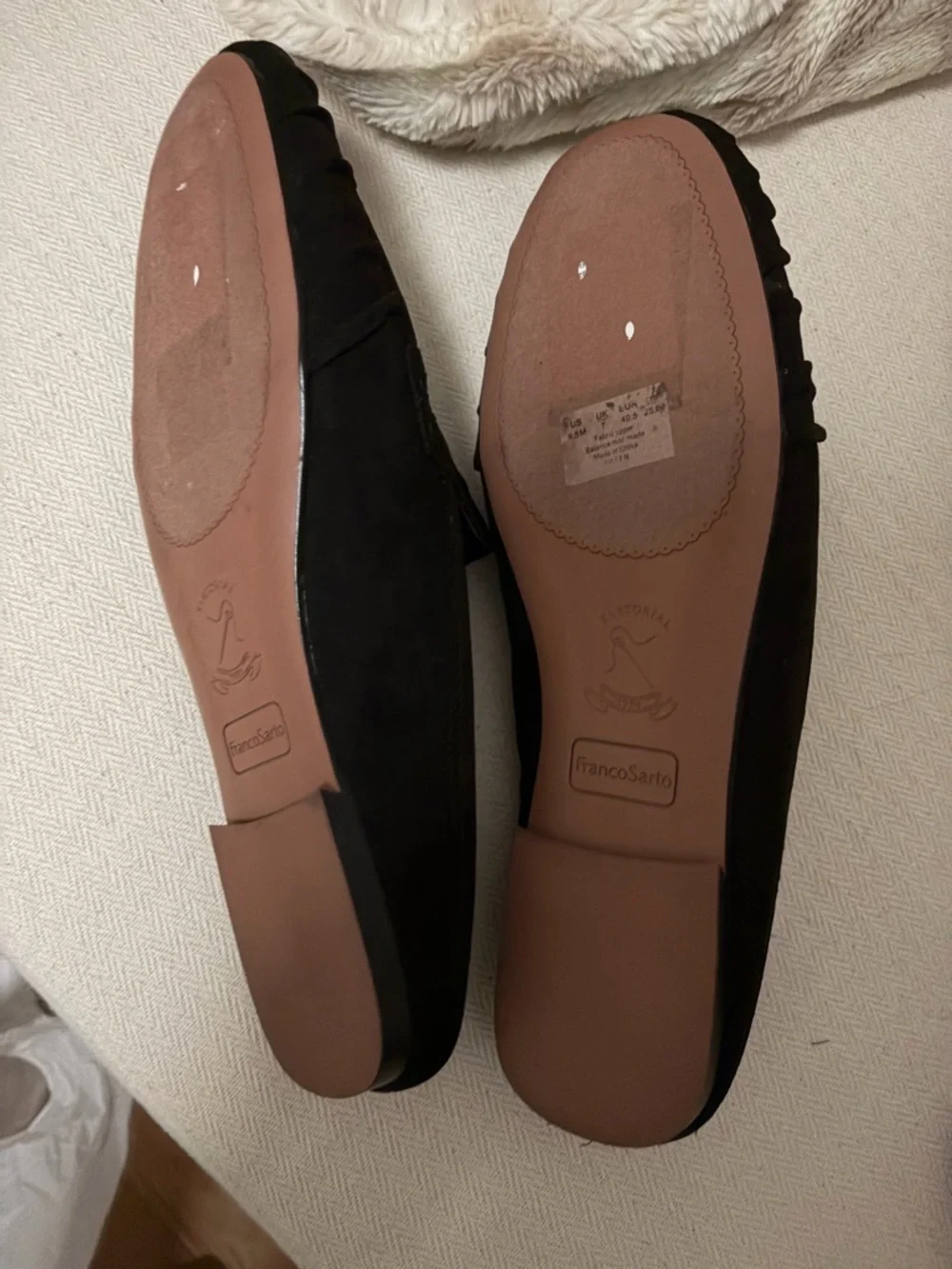 Franco Sarto Aileen Black Tassel Mule Loafers NWOT Size 9.5 - Picture 7 of 8